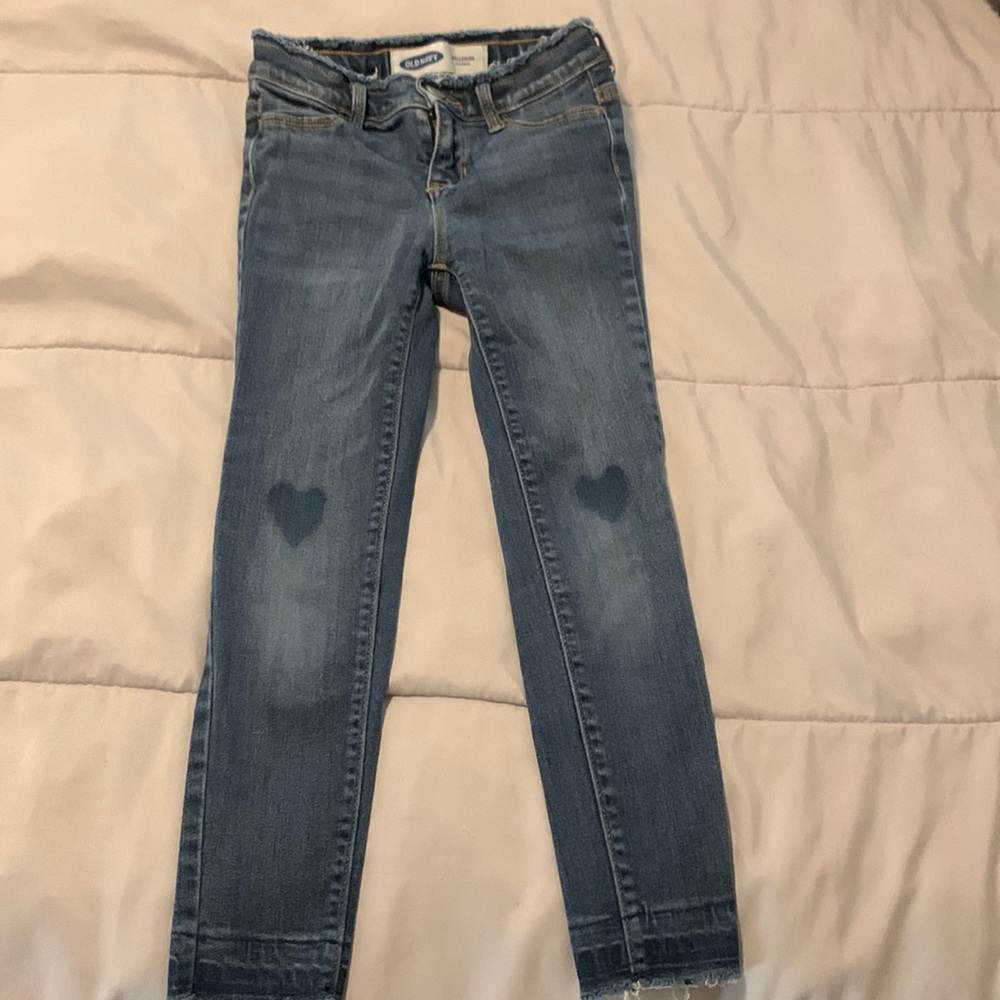 Girls Old Navy Size 6 “Ballerina Jeggings” Distressed